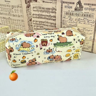Hộp bút túi bút capybara vải canvas bag u hbkhoato72