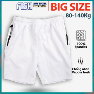 Quần BIG SIZE thể thao nam đẹp mặc nhà ngắn vải thun lạnh co giãn 4 chiều F59E