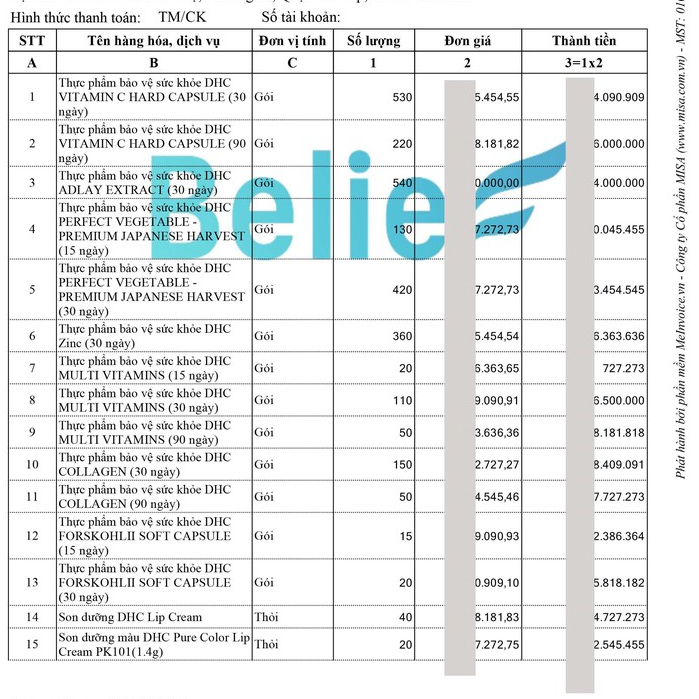 Viên uống Trắng da DHC Nhật Bản Adlay Extract