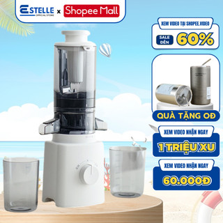 Máy Ép Chậm ESTELLE Z20 Dung Tích 0,6L Ép Hoa Quả Nguyên Quả, Làm Kem Tươi Tiện Dụng, Bảo Hành 12 Tháng