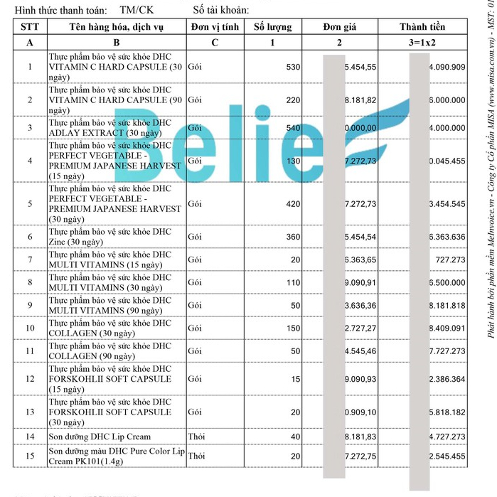 Combo Viên uống Trắng da Mờ thâm DHC Nhật Bản gồm Vitamin C 30 Ngày & Trắng Da 30 Ngày