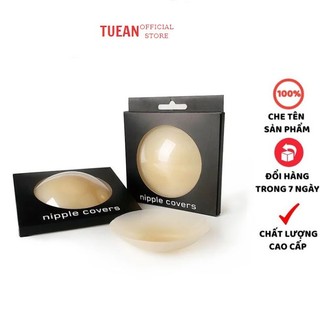 Miếng dán ngực silicone cao cấp TUEAN nhiệt tự thân không keo siêu mỏng, dán nhũ hoa siêu dính DT34