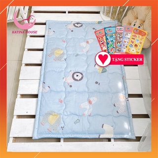 Đệm cho bé sơ sinh và trẻ nhỏ 70x100cm, nệm chống thấm, chất vải Tencel cao cấp mềm mịn mát, nhiều họa tiết đáng yêu