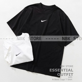 Áo Thun Cotton Co Giãn Thoáng Mát Thấm Hút Tốt N LOGO GIỮA  - NBK Store