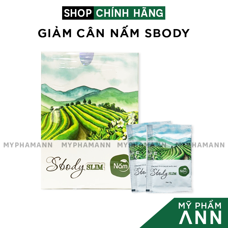 Viên Uống Giảm Cân Nấm Sbody Slim Chính Hãng - Tặng Granola