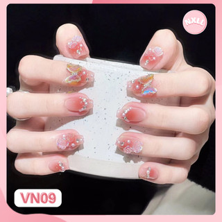 Móng Tay Giả, Nail Box Thiết Kế Móng Giả Phong Cách Hàn Quốc