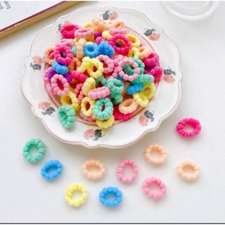 Dây cột tóc kẹo bông, thun cột tóc cho bé gái