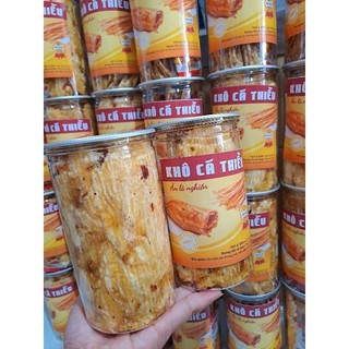 Khô cá thiều nguyên miếng lớn nướng sẵn tẩm bị hộp 250gr