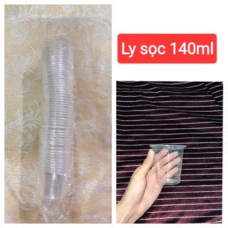 Ly sọc 140 ml kèm nắp - lốc 50 cái