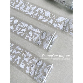 Set foil hoa, buom trắng 10 cuộn