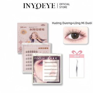 [COD]INYOEYE Lông Mi Tự Dính Hướng Dương Ngọn Lửa Nhỏ Dưới Lông Mi Kết Hợp Lông Mi Giả Không Keo