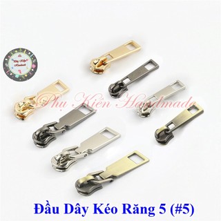 Đoạn dây kéo răng 5 (không đầu kéo răng 5, chặn kéo)