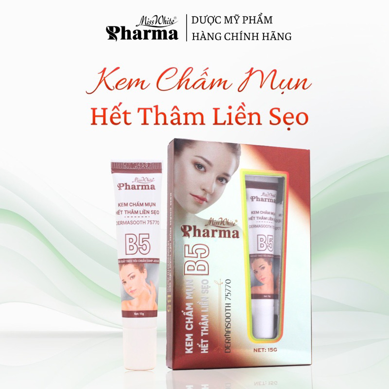 kem chấm mụn mờ thâm liền sẹo