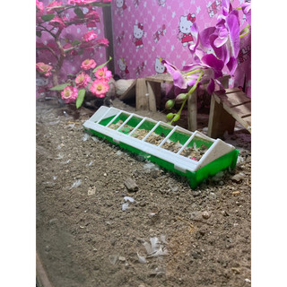 Máng ăn chống bới cho gà rutin