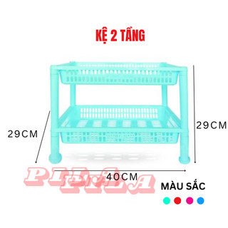 Kệ để chén ly 2 tầng gọn gàng tiện lợi