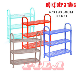 Kệ Để Giày Dép 3 Tầng , Kệ Dép Kệ Sách Nhựa Đẹp Bền Màu
