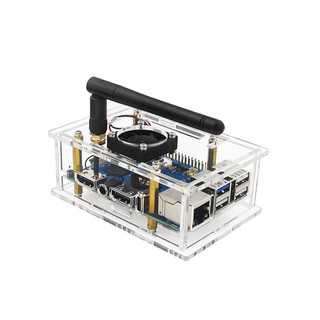 Vỏ mica cho Orange Pi 5 Pro kèm quạt và tản nhiệt
