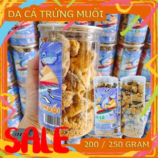 Da cá trứng muối hũ 200g, 250g thơm ngon