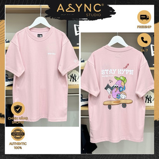 (Auth) Áo Thun New Era Food Cartoon Stay Hype Màu Hồng CODE: 14187338 - Async Studio