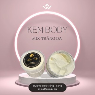 500g kem tẩy body trắng nhanh - kem thấm, k bết, k cần trùm ủ