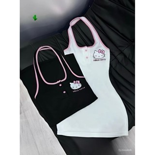 Đầm body yếm hello kitty siêu cưng BC