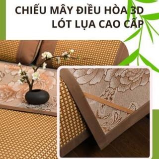 Chiếu Mây Điều Hòa Cao Cấp Đa Dạng Kích Thước - Chiếu Điều Hòa Sợi Mây Lót Lụa Cao Cấp Thoáng Mát Dễ Dàng Vệ Sinh