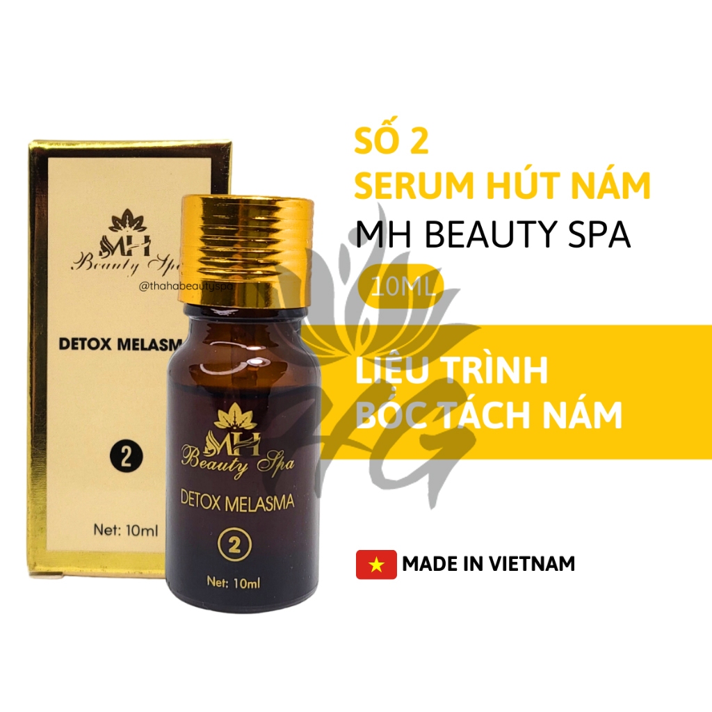 [CHÍNH HÃNG] Serum hút nám số 2 MH Beauty Spa 10ml,Chai số 2 giảm thâmnám, kích thích tế bào da, liệ