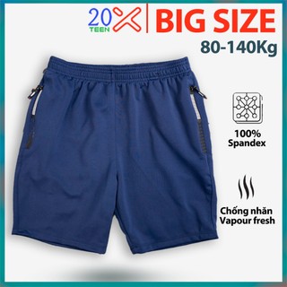 Quần BIG SIZE thể thao nam đẹp mặc nhà ngắn vải thun lạnh co giãn 4 chiều X59H