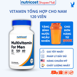 Vitamin tổng hợp cho nam Nutricost Multivitamin For Men 120 viên giúp bổ sung khoáng chất thiết yếu
