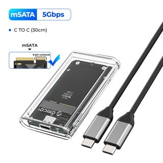 Box SSD mSATA ORICO TC10-MS-GR-BP (TypeC) | Chuyển SSD to USB làm ổ cứng di động