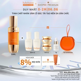  Tinh Chất Nhân Sâm Ngăn Lão Hóa Săn Chắc Da Sulwhasoo Concentrated Ginseng Renewing Serum 50ml