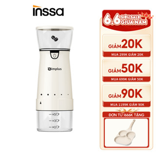 INSSA Máy xay điện gia dụng Máy xay cà phê tự động dạng nhỏ MDJH001