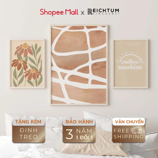 Decor phòng ngủ chill SET3 của REICHTUM - Tranh treo tường/ Tráng gương/ Canvas/ Chất liệu bền bỉ