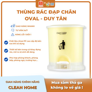 Thùng Rác Nhựa Duy Tân Hình Oval Đạp Chân ( Nhiều Size)