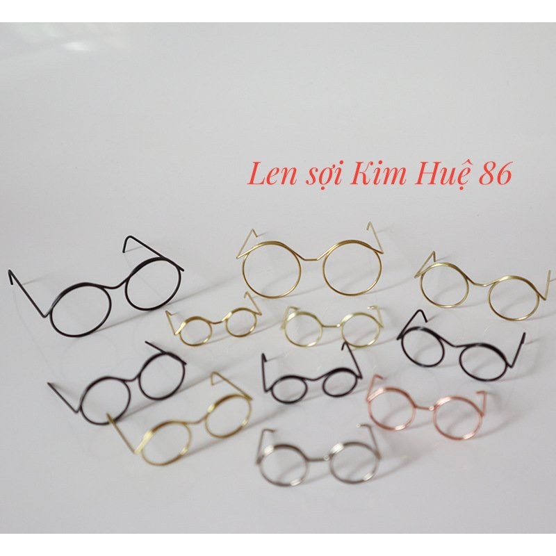 Kính mắt dùng cho búp bê, thú bông handmade