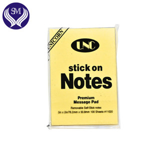 Giấy note vàng UNC nhiều kích thước