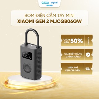 Bơm Điện Cầm Tay Mini Xiaomi Gen 2 MJCQB06QW - Bơm Ô Tô, Xe Máy, Xe Đạp, Bóng Bay Tự Động BH 12 Tháng