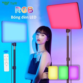 TNW 11 inch RGB Đèn bảng Đèn studio quay video chụp ảnh Đèn studio trợ sáng 3000k-6500k kèm chân đèn