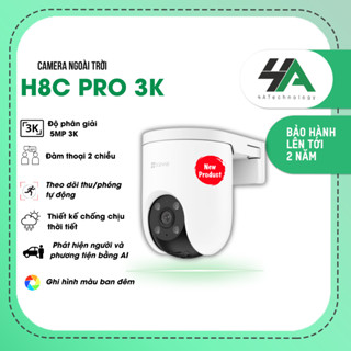 Camera WiFi EZVIZ H8C Pro 3K ngoài trời, quay quét thông minh (hàng chính hãng)