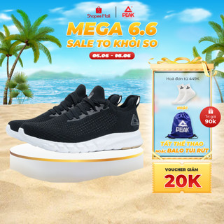 Giày chạy bộ thể thao nam PEAK Running E29007H công nghệ đế EVA siêu nhẹ thoáng khí