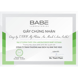 [HÀNG TẶNG KHÔNG BÁN] Sample mini Babe