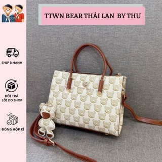 Túi cầm tay đi tiệc kèm dây đeo chéo ttwn bear thái lan chính hàng tn 3346