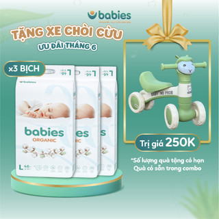  Tã bỉm Babies Organic Việt Nam siêu thấm hút, mỏng thoáng mát mùa hè cho bé