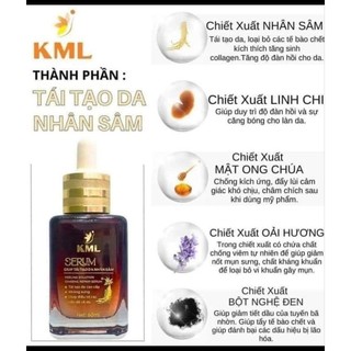 SERUM TÁI TẠO DA NHÂN SÂM KML 60ml [Hàng chính hãng ]