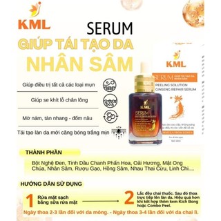 Tái tạo nhân sâm kml 60ml