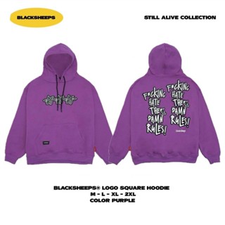 Áo khoác nỉ Nam Nữ nón trùm BLACKSHEEPS SQUARE HOODIE