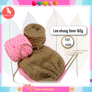 Len Nhung Đũa Bông Sữa Sợi 5mm 165g