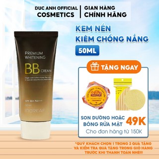 Kem nền trang điểm trắng da, che khuyết điểm BEBECO Inoreaf Whitening BB Cream giúp kiềm dầu, chống nắng - DA14