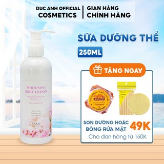 Sữa Dưỡng Thể Trắng Da Hàn Quốc YAKA Chống Lão Hóa Da Hương Nước Hoa Cấp Ẩm Và Collagen DA21