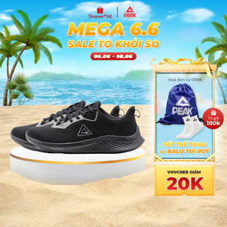 Giày chạy bộ thể thao nam nữ PEAK Running siêu nhẹ thoáng khí E223197H E223198H
